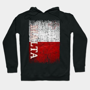 Malta Flag Gift Women Men Children Malta Retro Vintage Hoodie